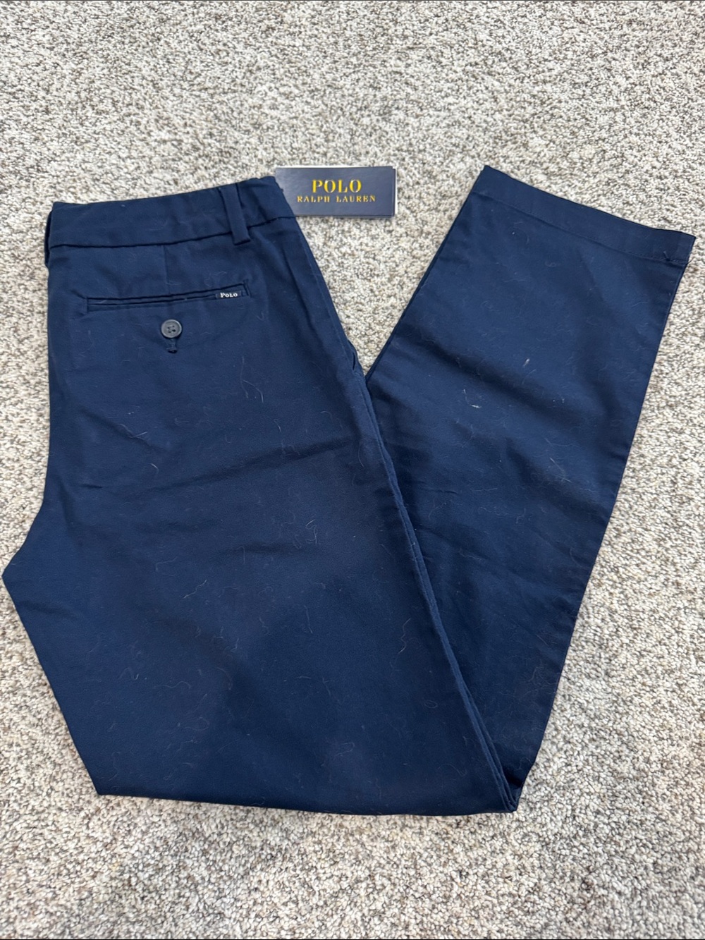 Polo by Ralph Lauren Navy Blue Chino Pants